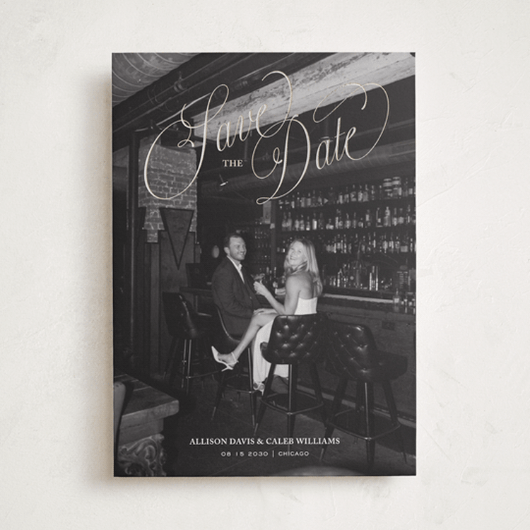 "Griffin" - Save the Dates in Cloud by Kate Ahn - Front
