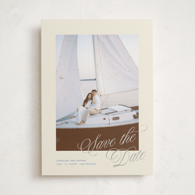 "Classic contemporary" - Save the Dates in Capri by Creo Study - Front