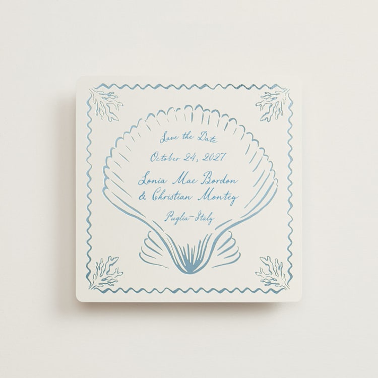 "Puglia" - Save the Dates in Ocean by Pati Cascino - Front