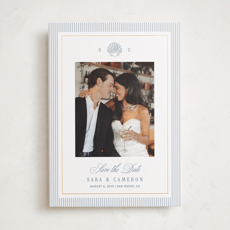 "Seashore" - Save the Dates in Coast by Kelly Schmidt - Front