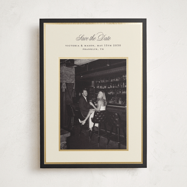 "Aurelia" - Save the Dates in Ash by Jelena Vuletic - Front