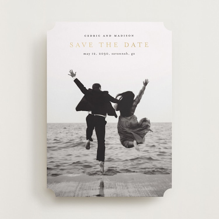 "Uncomplicated" - Save the Dates in Ink by Stacey Meacham - Front