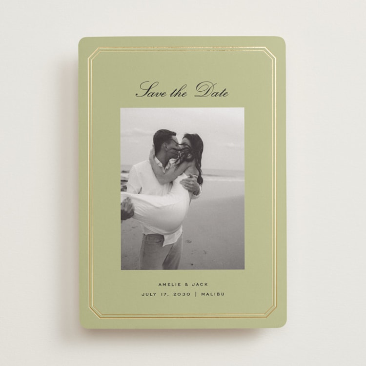 "munkki" - Save the Dates in Chartreuse by chocomocacino - Front