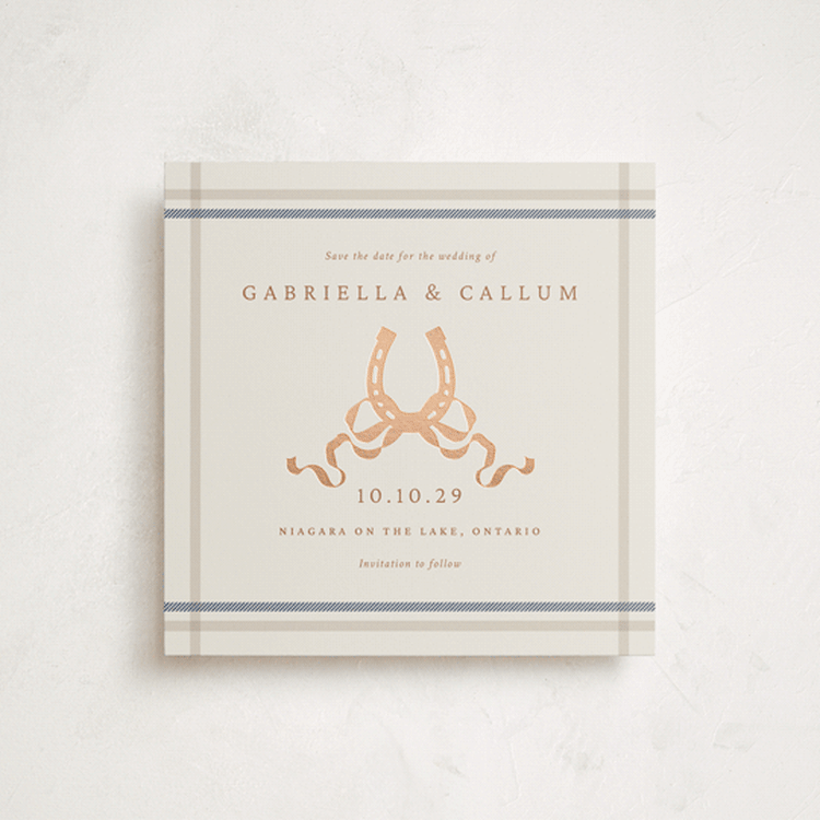 "Equestrian" - Save the Dates in Midnight by Sam Dubeau - Front