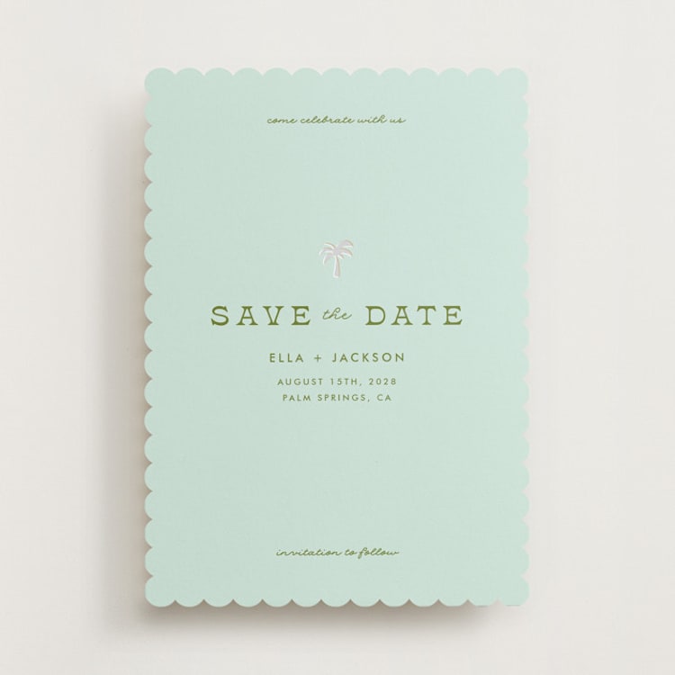 "Vacation" - Save the Dates in Ocean by Olivia Goree - Front