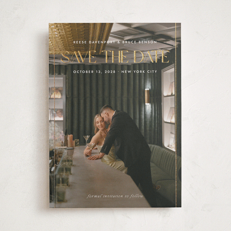 "Cover Editorial" - Save the Dates in Cloud by Paula Pecevich - Front