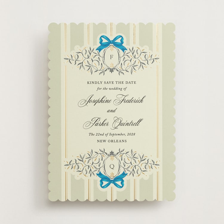 "Josephine" - Save the Dates in Marine by Jackie Crawford - Front