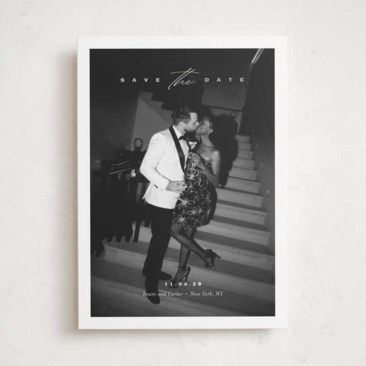 "Casual Elegance" - Save the Dates in Diamond by Eric Clegg - Front