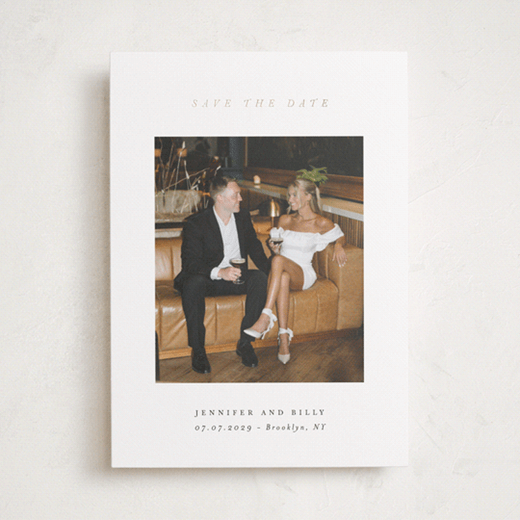 "Espresso" - Save the Dates in Chantilly by Pippa Shaw - Front