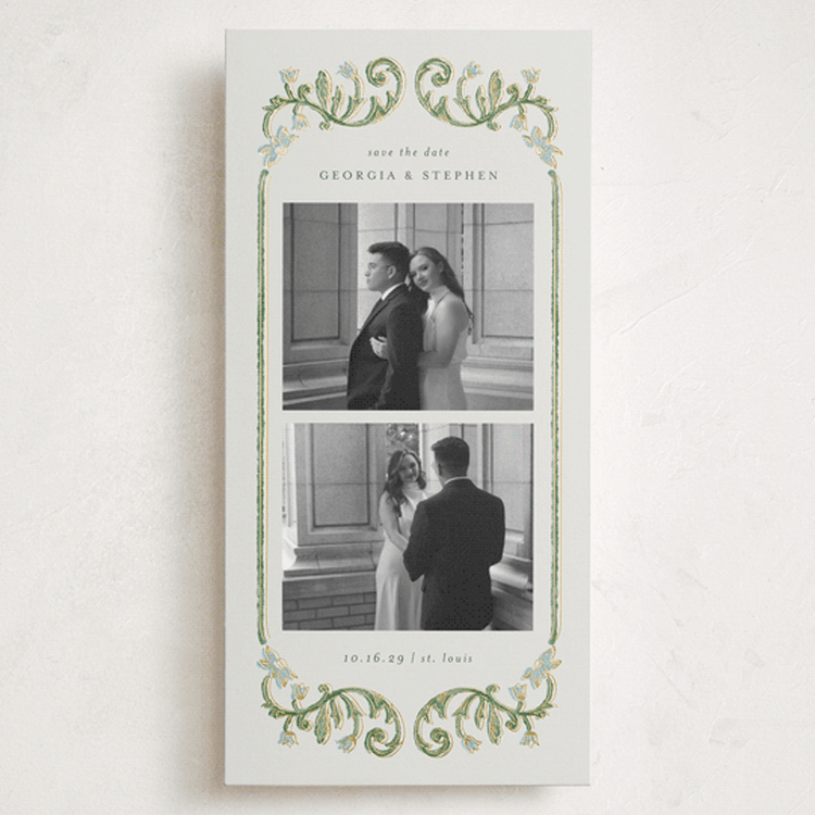 "grandeur" - Save the Dates in Bluebell by Jen Owens - Front