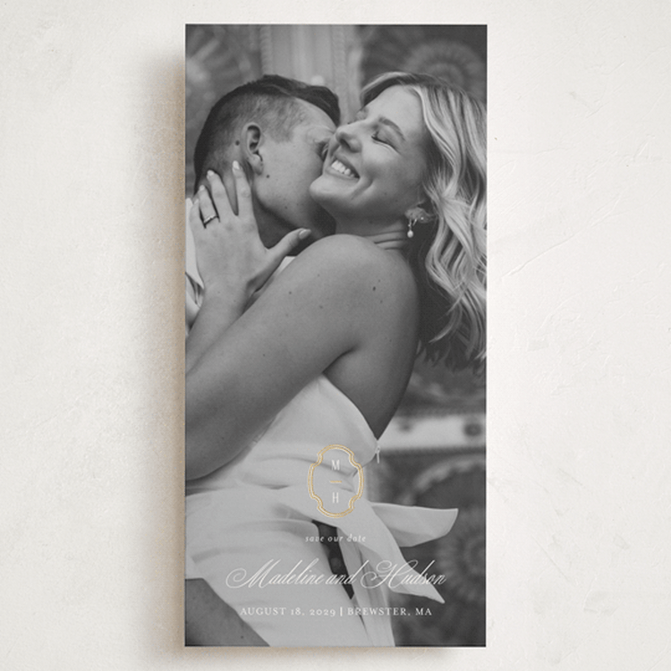 "Monatuk" - Save the Dates in Ivory by Ashlee Townsend - Front