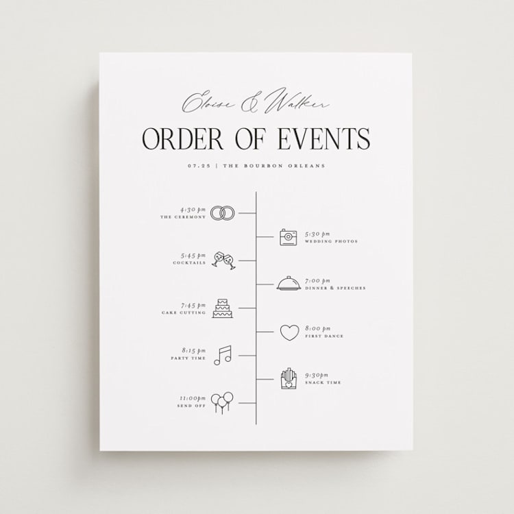 "Iconic" - Schedule Signs in Powder by Laura Hamm - Front