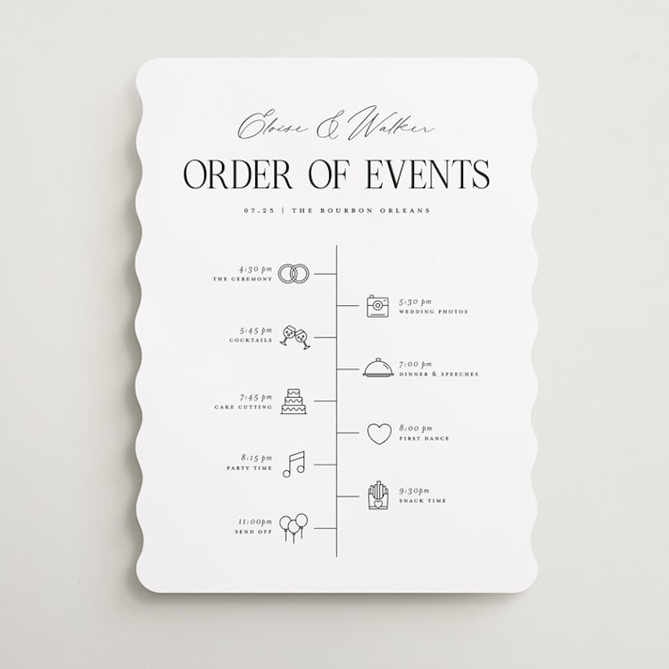 "Iconic" - Schedule Signs in Powder by Laura Hamm - Front