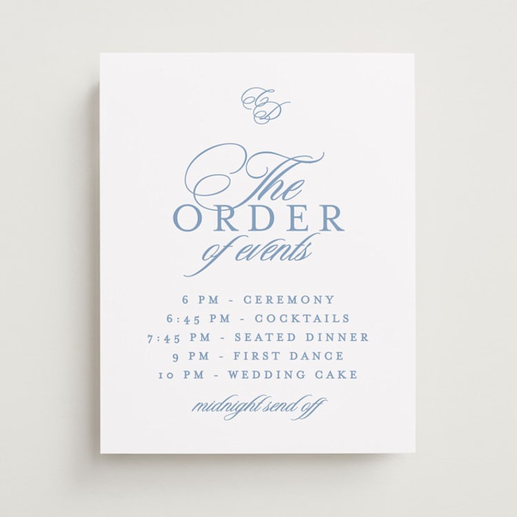 "Aristocratic" - Schedule Signs in Sky by Creo Study - Front