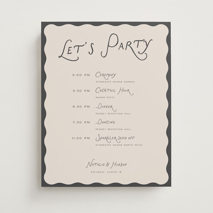 "Lovers" - Schedule Signs in Shadow by Pixel and Hank - Front