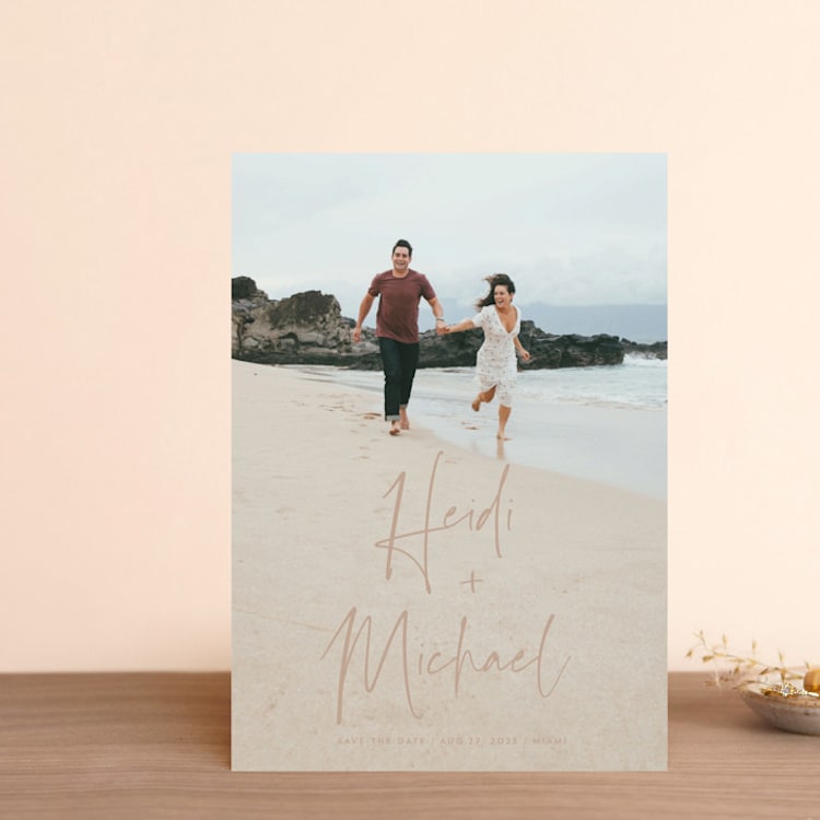 "Melrose" - Save the Dates in Stone by Roxy Cervantes - Front