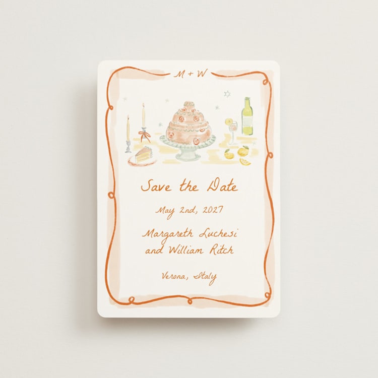 "Giardino" - Save the Dates in Flame by Pati Cascino - Front