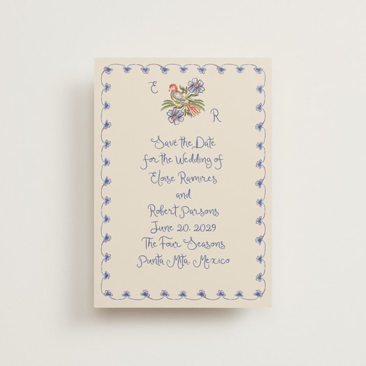 "Artisan Wedding" - Save the Dates in Sea by Chris Griffith - Front