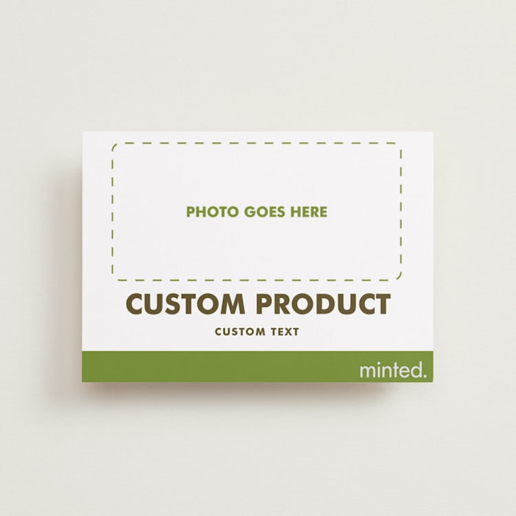 "Landscape Custom" - Save the Dates in Charcoal by Minted - Front