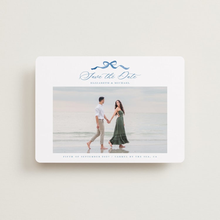 "Royal" - Save the Dates in Cobalt by Petra Kern - Front