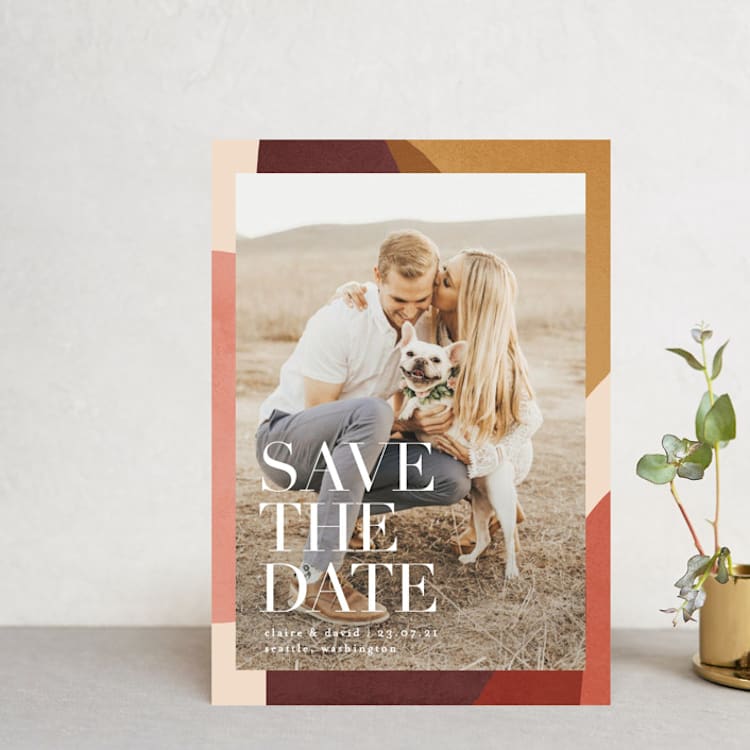 "Galeria" - Save the Dates in Autumn Desert by Kelly Schmidt - Front