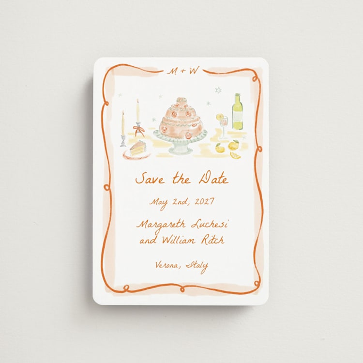 "Giardino" - Save the Dates in Flame by Pati Cascino - Front