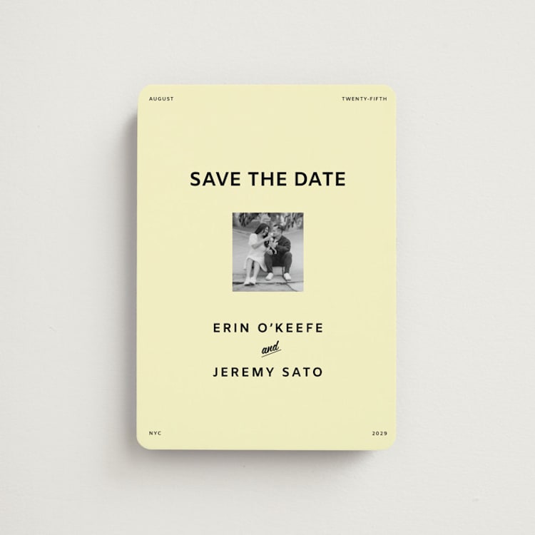 "Courthouse" - Save the Dates in Butter by Studio Suku - Front
