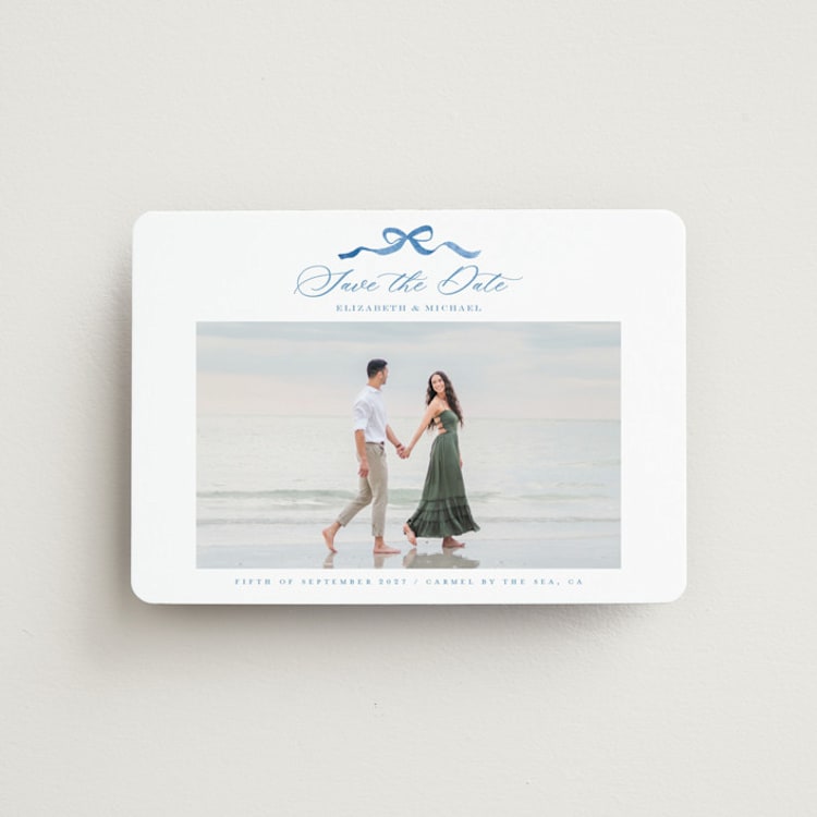 "Royal" - Save the Dates in Cobalt by Petra Kern - Front