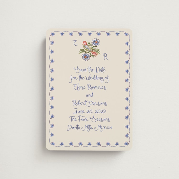 "Artisan Wedding" - Save the Dates in Sea by Chris Griffith - Front