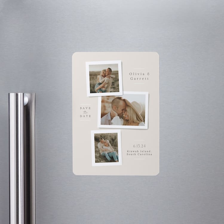 "Portraits" - Save the Dates in Champagne by Jennifer Wick - Front