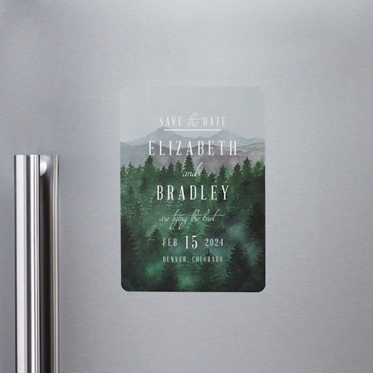 "Adventure Awaits" - Save the Dates in Smoke by Elly - Front