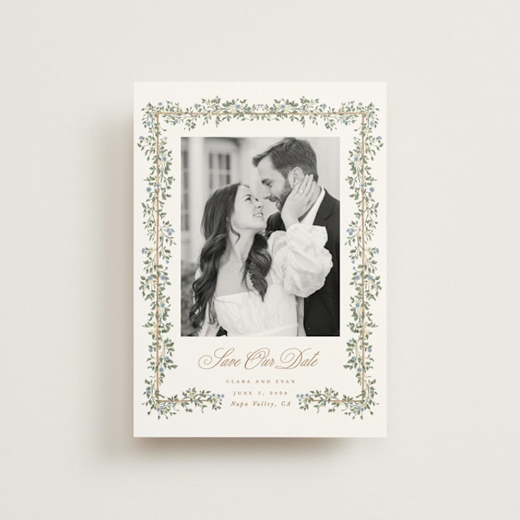 "Arbour" - Save the Dates in Lake by Leah Bisch - Front