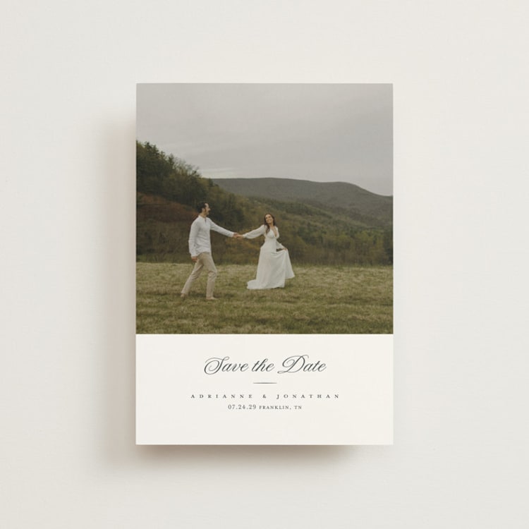"Together Always" - Save the Dates in Chiffon by Eric Clegg - Front