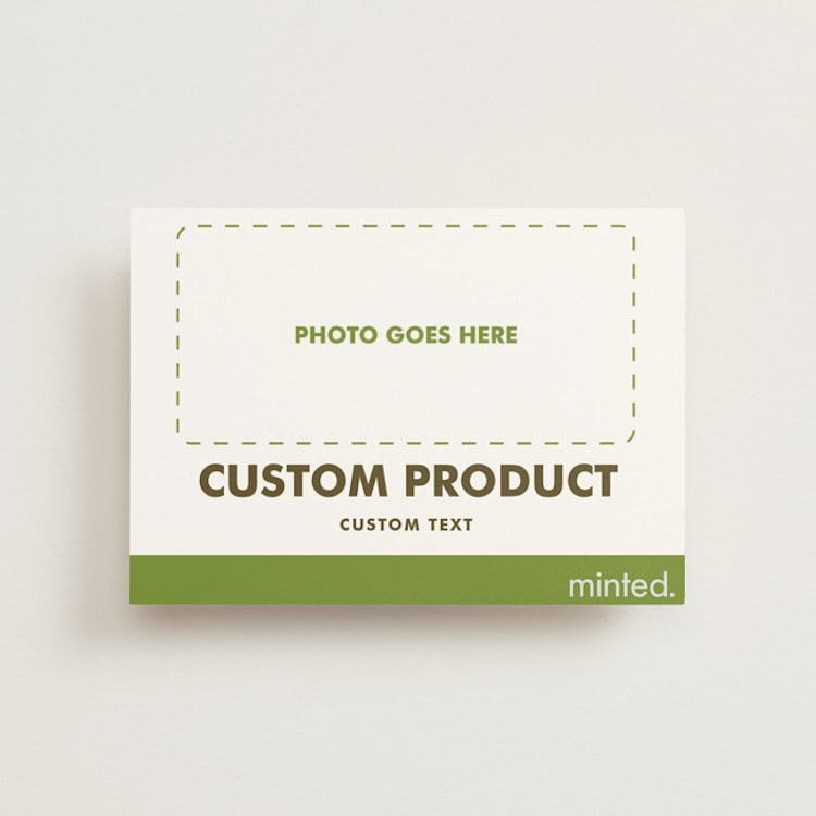"Landscape Custom" - Save the Dates in Charcoal by Minted - Front
