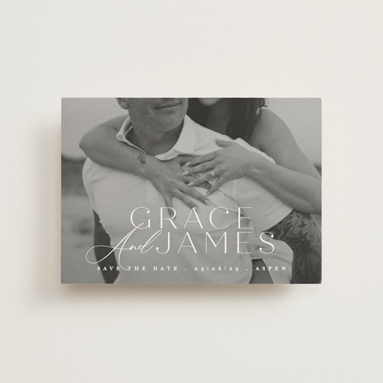 "Namesake" - Save the Dates in Snow by Angela Thompson - Front