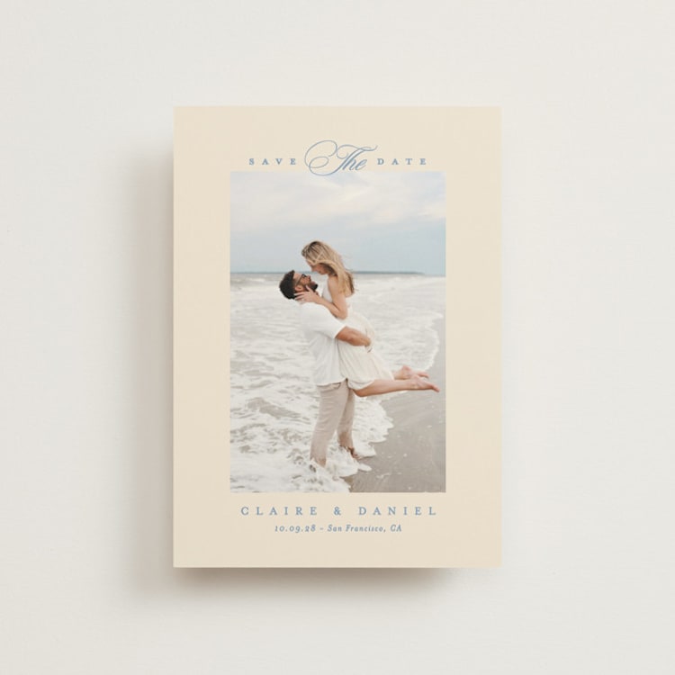 "Aristocratic" - Save the Dates in Wave by Creo Study - Front