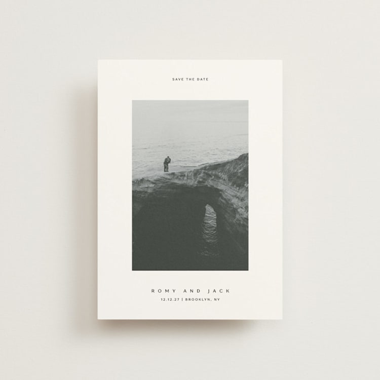 "Breathe love" - Save the Dates in Wave by Yuliya Evseeva - Front