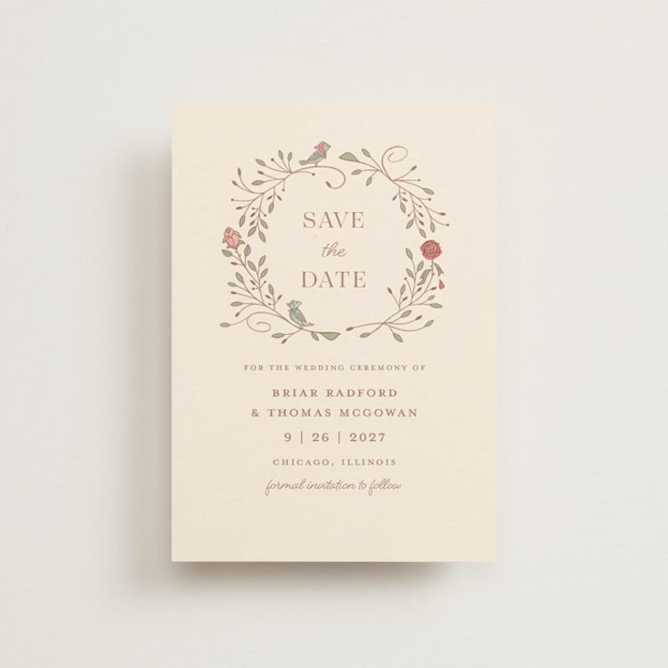 "Disney Storybook" - Save the Dates in Autumn by Morgan Ramberg - Front
