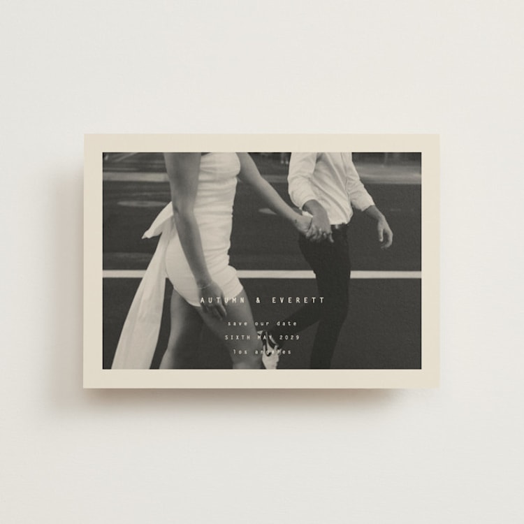 "Nonnette" - Save the Dates in Vanilla by Blustery August - Front