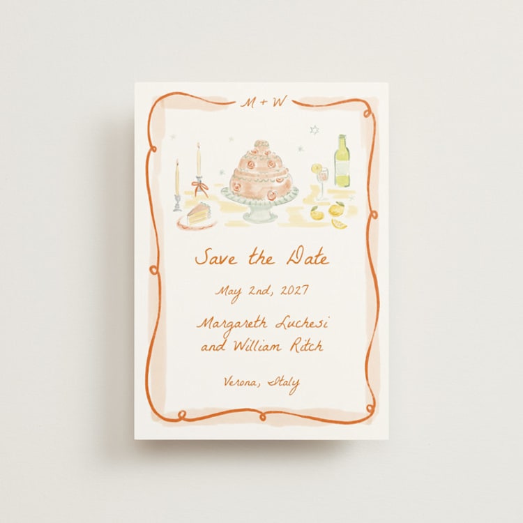 "Giardino" - Save the Dates in Flame by Pati Cascino - Front