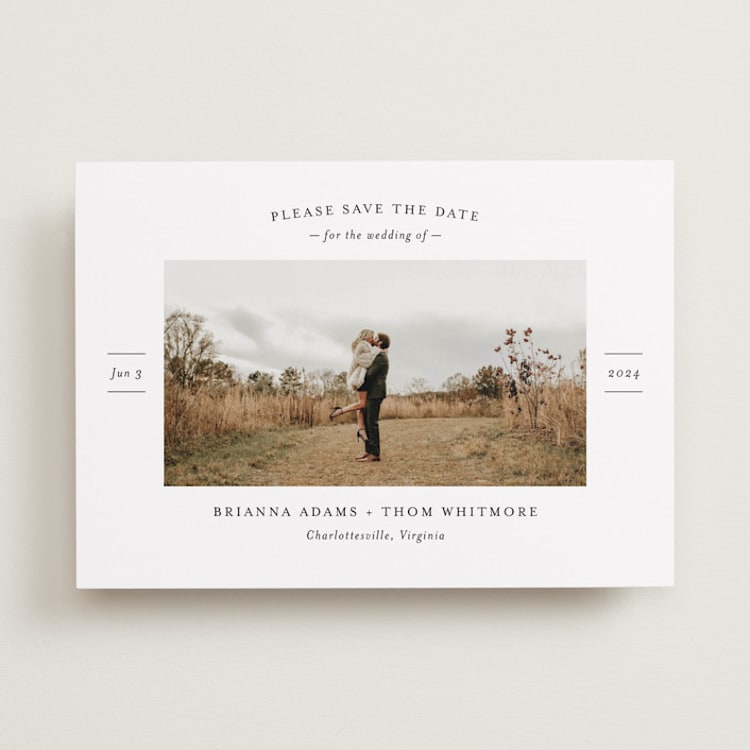 "More Than a Crush" - Save the Dates in Ebony by Ann Gardner - Front