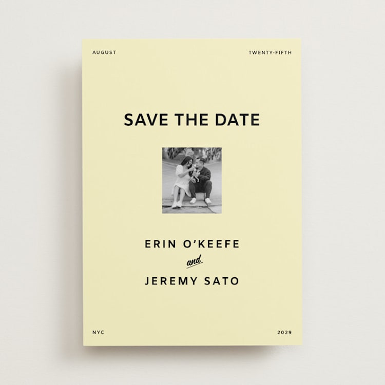 "Courthouse" - Save the Dates in Butter by Studio Suku - Front