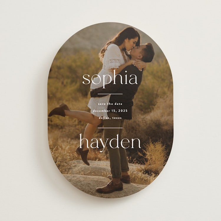 "Namesake" - Save the Dates in Pearl by Susan Asbill - Front