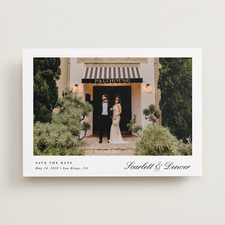 "simple space" - Save the Dates in Lily by Christy Hy Lee - Front