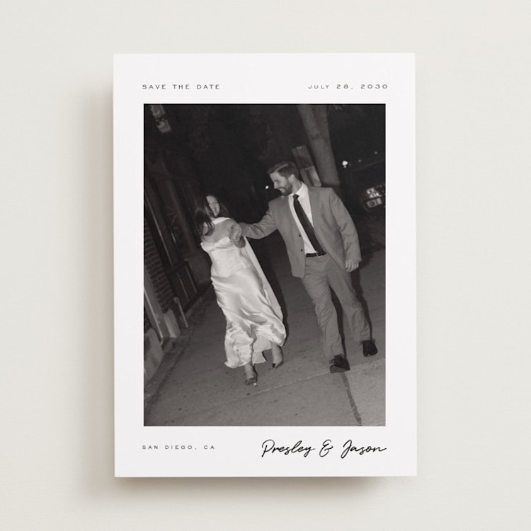 "Corner" - Save the Dates in Cloud by Nicole Walsh - Front
