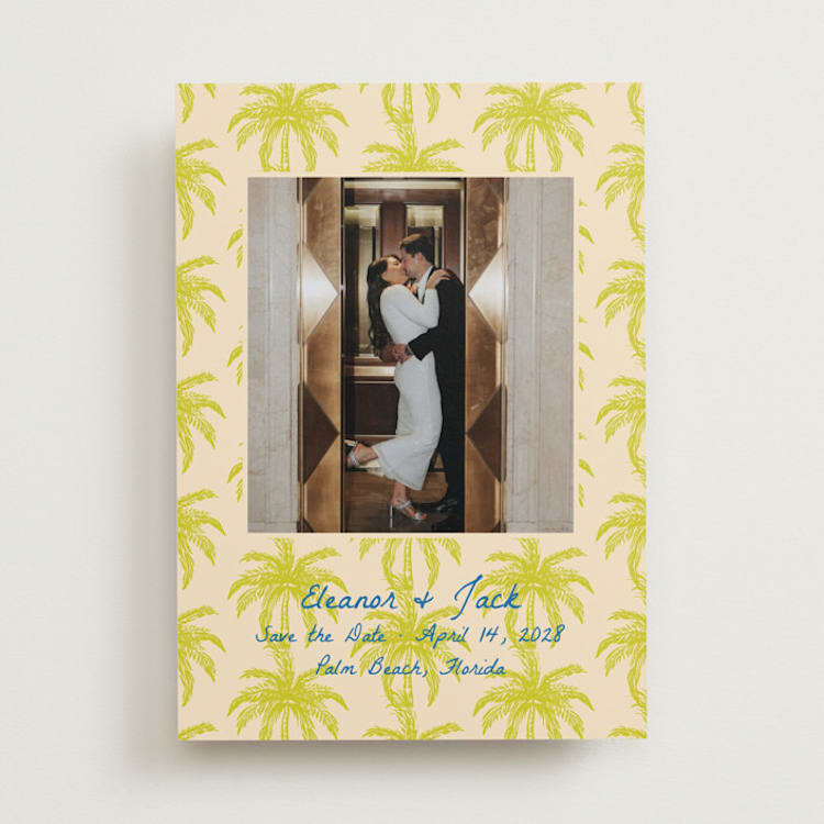 "Palm Beach" - Save the Dates in Limon by Megan Davis - Front