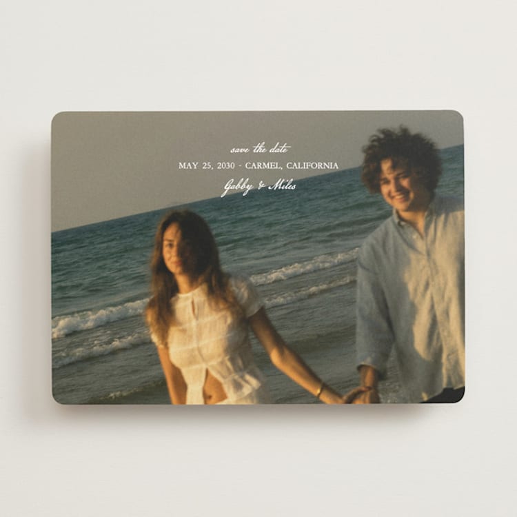 "Alma" - Save the Dates in Snow by Kate Ahn - Front