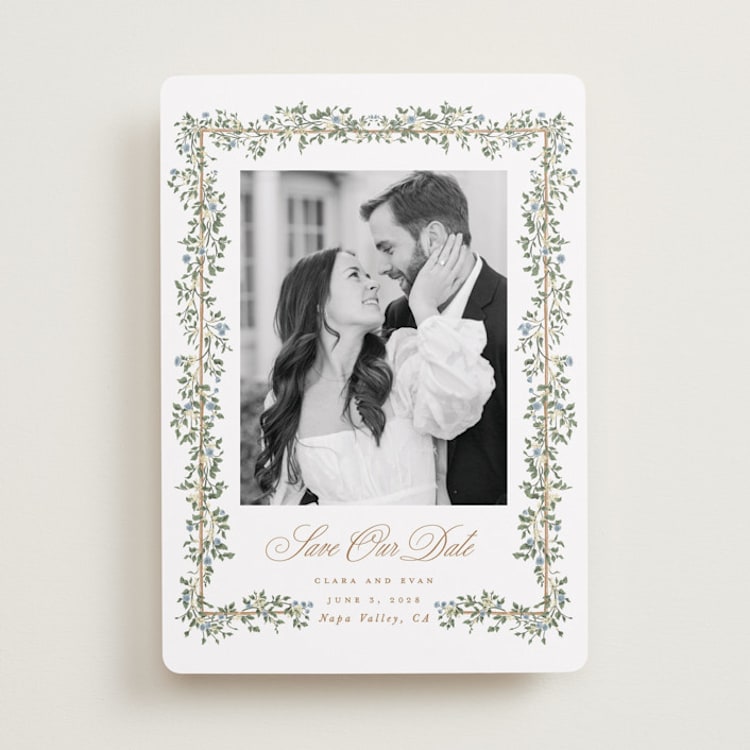 "Arbour" - Save the Dates in Lake by Leah Bisch - Front