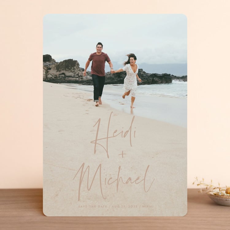 "Melrose" - Save the Dates in Stone by Roxy Cervantes - Front