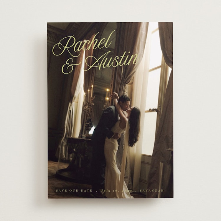 "Savannah" - Save the Dates in Citrus by Lindsay Megahed - Front